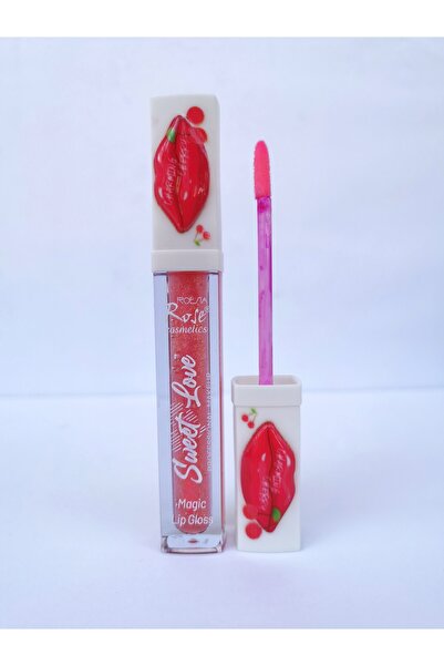 Roesıa Rose Cosmetics Rose Sweet Love Sihirli, Simli Dudak Parlatıcı