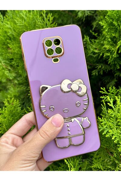 Aksesuarda Moda Redmi Note9s- 9 Pro Uyumlu Hello Kitty Stand Aparatlı Lazer K...