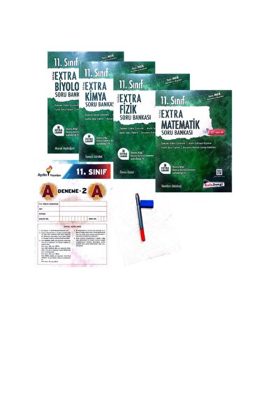 Kafa Dengi Yayınları 11.SINIF EKSTRA SAYISAL 4'LA DÜ SET-YENİ BASKI-(AYDIN DE...
