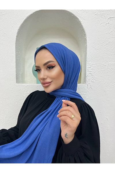 useev Combed Cotton Shawl Indigo 0001