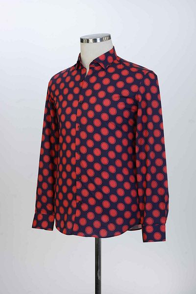 Paul Martin Canadian 100% Cotton Patterned Printed Digital Men's Shirt PM3451R12