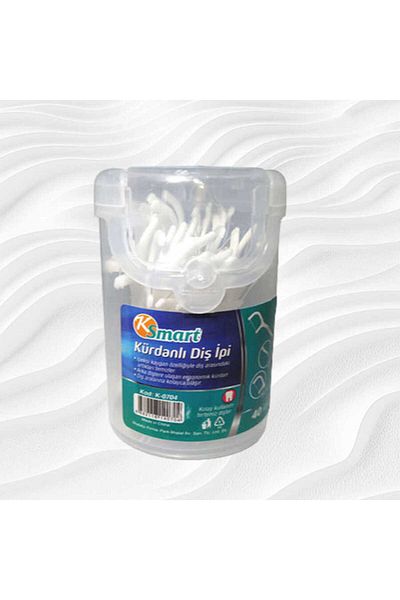 Smart Tooth Floss with Toothpicks 3 Packs of 40