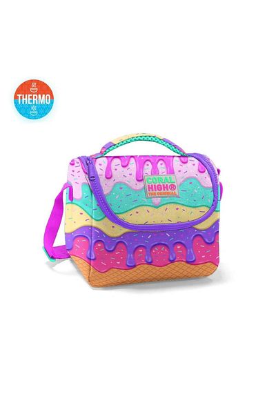 Coral High Thermo Lunchbox Ice Cream Patterned 11731