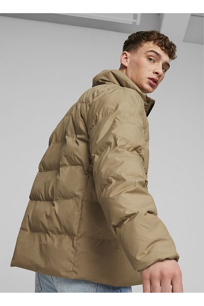 Puma Palton de culoare crem - Mărimea L