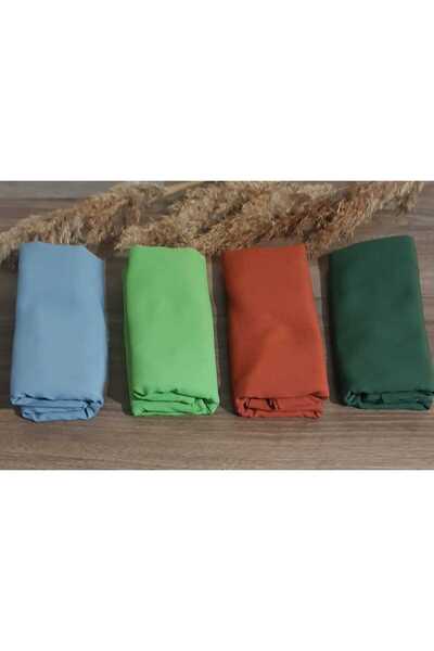 Trablus Model șal de jazz din bumbac pentru femei Hijab-Set de 4