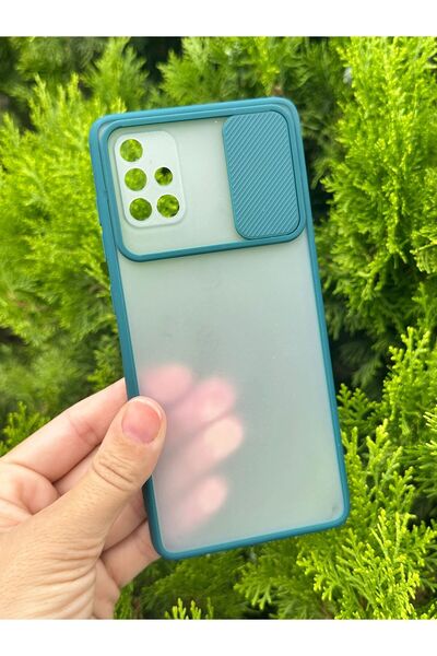 Aksesuarda Moda Samsung A71 Compatible Sliding Camera Protected Case