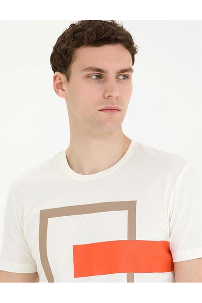 Pierre Cardin Tricou Slim Fit cu decolteu