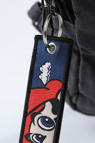 gokmentoy Super Mario Double Sided Woven Fabric Keychain