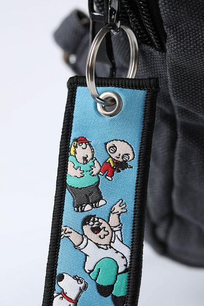 gokmentoy Family Guy Double Sided Woven Fabric Keychain