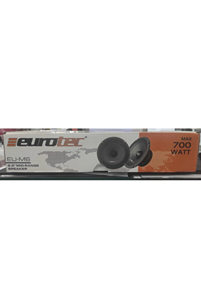 Eurotech Eurotec Eu-m6 Kutusunda Yeni Seri 6.5” Çifti 1400w 6.5” Midrange Hoparlör