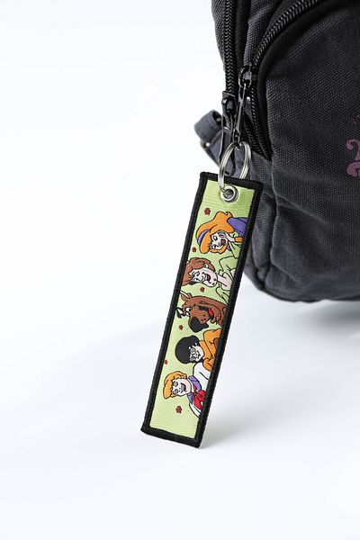gokmentoy Scooby Doo Double Sided Woven Fabric Keychain