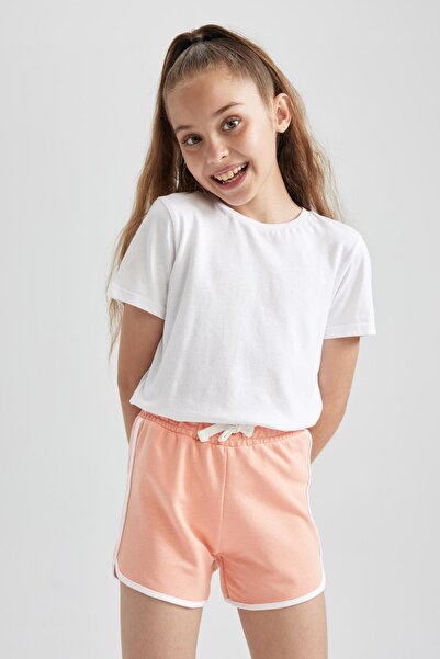 DeFacto Dívčí sada mikiny a šortek Regular Fit