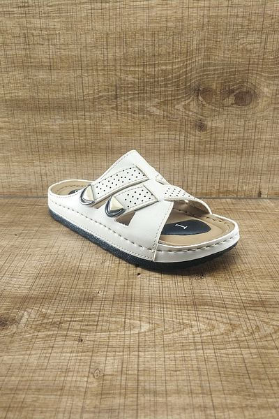 Apella Talpă ortopedică Cross Beige Summer Home and Out Papuci de damă Mărimea 36-42