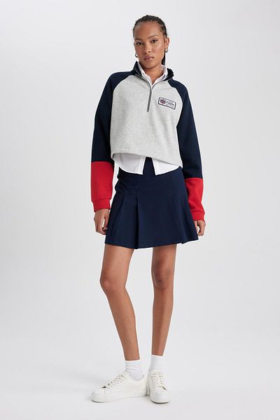 DeFacto Pleated Mini Skirt B2462ax23au