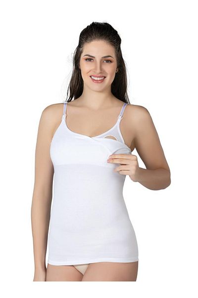 Teknolojipro Body de maternitate pentru femei, din bumbac modal - 1414 piele
