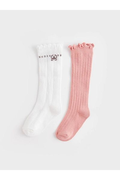 LC Waikiki LCW Baby - Patterned 2-Piece Socks Set for Baby Girl