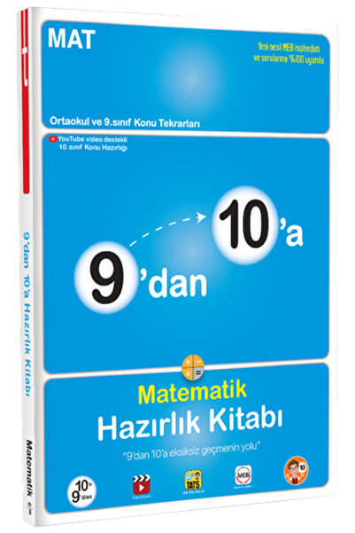 Tonguç Yayınları Tonguç 9 dan 10 a Matematik Hazırlık Kitabı Tonguç Akademi