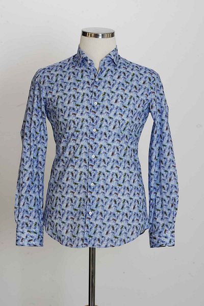 Paul Martin Canadian 100% Cotton Patterned Printed Digital Men's Shirt PM3436R26