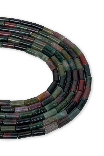 Dünya Doğal Taş 9x4 MM Indian Agate Stone String