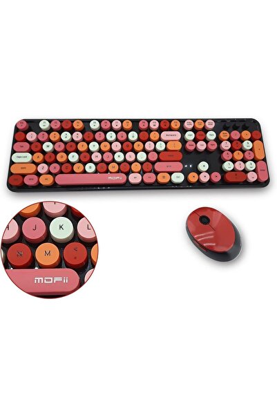 Mofii Kablosuz Klavye Ve Mouse Fare Set 104 Tuşlu Pc Notebook Uyumlu 136mm X ...