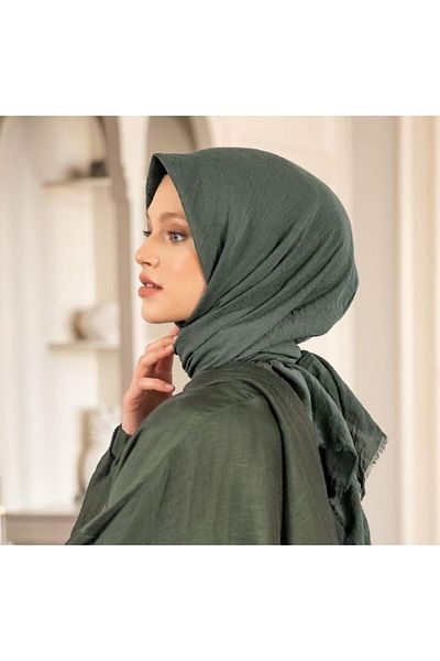 FİVESCARF Maxi βαμβακερό κασκόλ Mint Teşap
