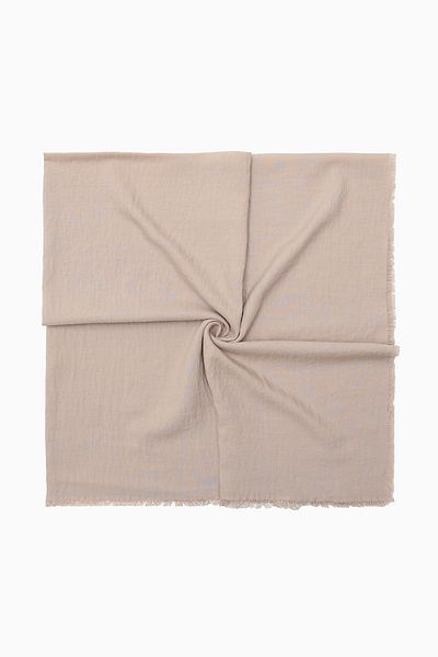 FİVESCARF Maxi βαμβακερό κασκόλ μπεζ