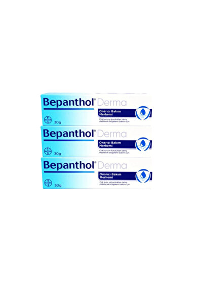 Bepanthol Derma Onarıcı Bakım Merhemi 30g (3 Adet)
