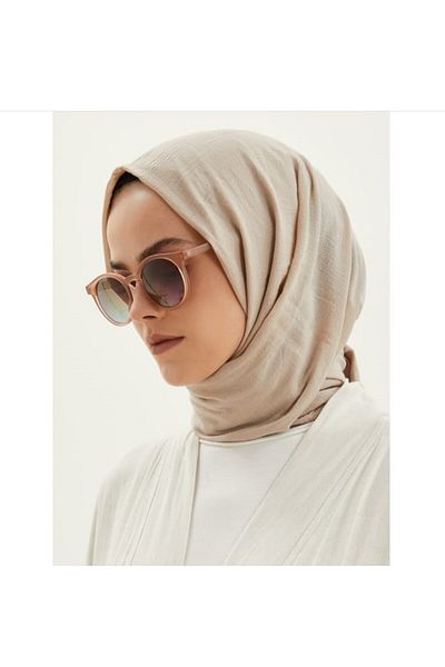 FİVESCARF Maxi βαμβακερό κασκόλ Dark Stone