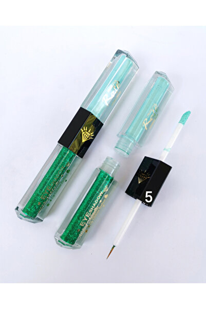 Roesıa Rose Cosmetics Rose Çift Taraflı Simli Likit Far, Simli Eyeliner & Eye...