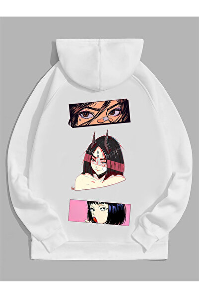 Adrift Hanorac unisex negru ANIME TOP - Hanorac supradimensionat cu glugă și ...