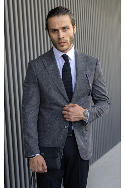 AEK FIORE Erkek Keten Ceket