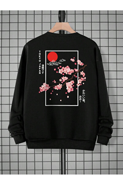 Adrift Unisex ženska/muška majica Tokyo Japan Oversize kroj okrugla kragna Pamuk