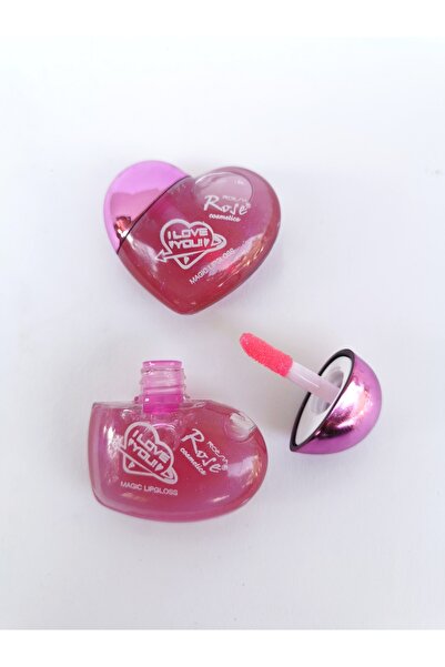 Cosha Beauty Rose I Love You Simli, Kalp Şekilli, Sihirli Dudak Parlatıcı