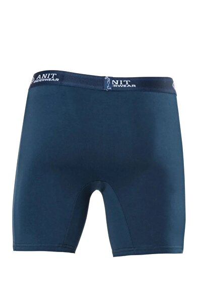 Anıt 5 Pieces Men's Large Size Lycra Long Boxer 92% Coton Cotton 8% Lycra