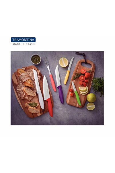 TRAMONTINA 2 Pieces - 22.5cm Laser Fruit Blade-green