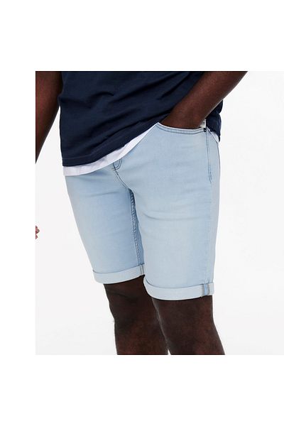 Only & Sons Life Herren Blue Jean Shorts ( 22018587 -BD)