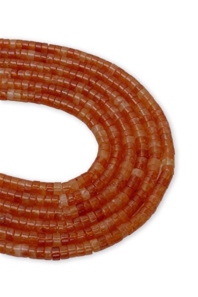 Dünya Doğal Taş 4x2 MM Agate Stone String - Tăiere confortabilă