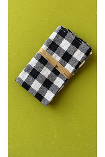 CERATALE Față de masă în carouri albastru în carouri pătrată 50x160 CM