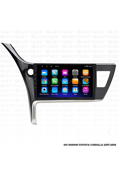 MYWAYY TOYOTA COROLLA ANDROID 12 MULTIMEDIA CARPLAY 2GB RAM+32GB HDD 2017-2018 NAVIGATION SCREEN
