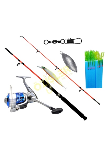 Kendo Sea Power 6000+Kendo Holiday Boat 1.50cm 100-250gr Bot-Tekne Olta Seti