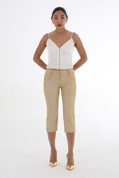 Balizza BLZ-5 POCKET REGULAR WAIST CAPRI WITH BACK POCKET COVER