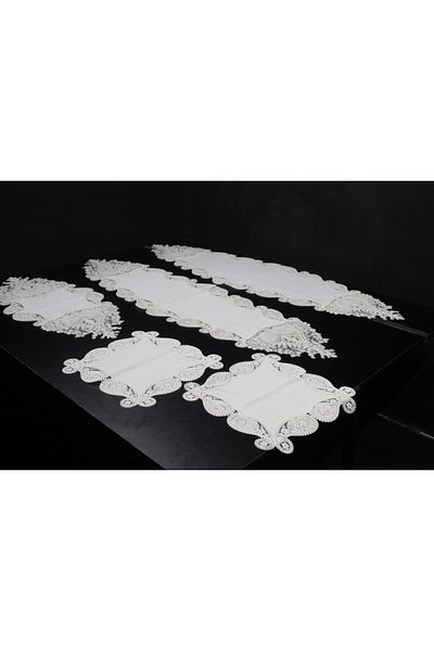 HUZUR ÇEYİZ Telgari Model 5 Piece Living Room Set