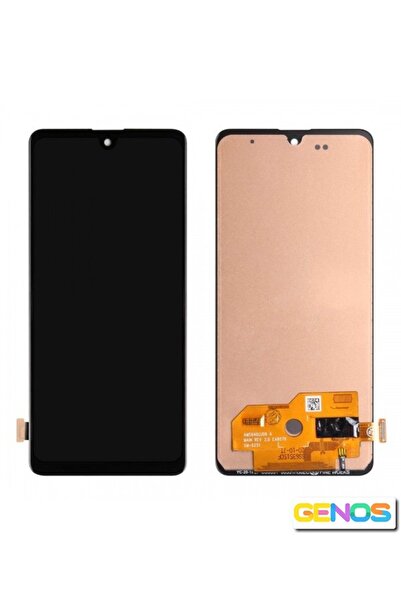 Genos Galaxy M31s M317 Uyumlu Lcd Ekran Dokunmatik Siyah Çıtasız Oled