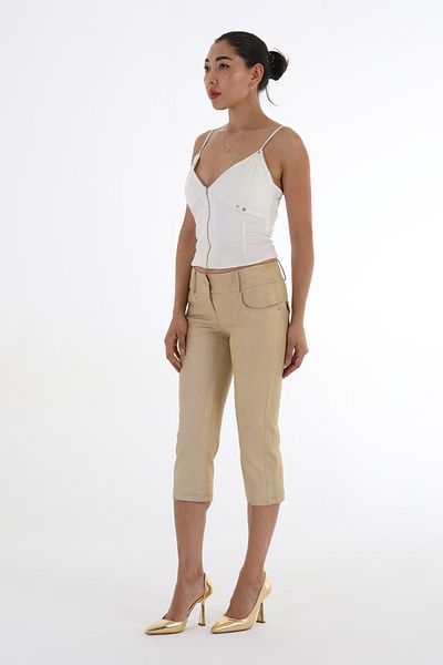 Balizza BLZ-5 POCKET REGULAR WAIST CAPRI WITH BACK POCKET COVER