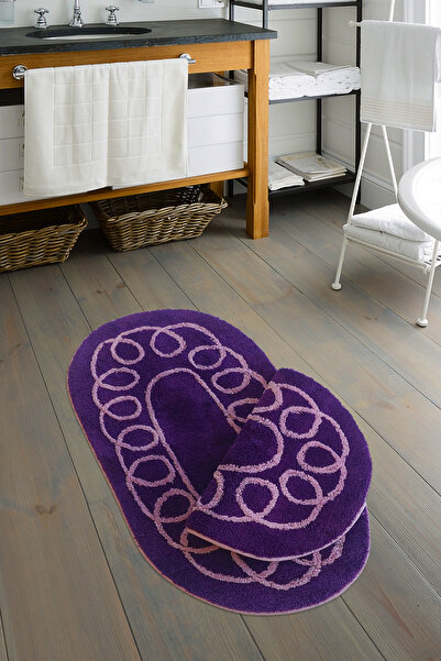 ALANUR Ακρυλική Δερμάτινη Βάση Οβάλ Πολύχρωμο Σετ Τουαλέτας 2 τεμαχίων Sarim ...