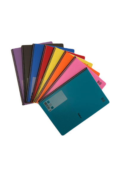 UMUT DEFTER A4 (6'lı Paket) 96 Yaprak 3 Kareli + 3 Çizgili Plastik Kapak Tell...