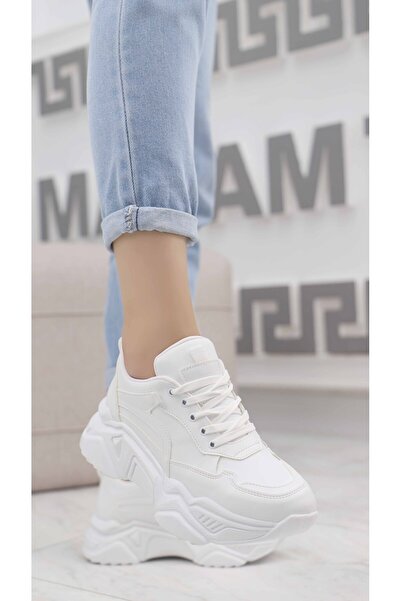 Madam Tarz حذاء رياضي يومي من نافارا بنعل سميك مقاس 6 سم