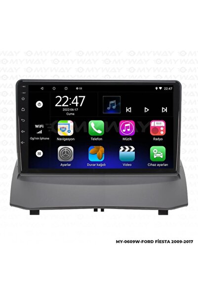 MYWAYY FORD FİESTA ANDROİD 12 MULTİMEDYA CARPLAY 2GB RAM+32GB HDD 2009-2012 NAVİGASYON EKRAN