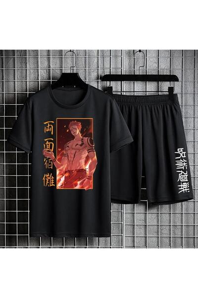 GALASHOP Jujutsu Kaisen Set Tshirt şort model783