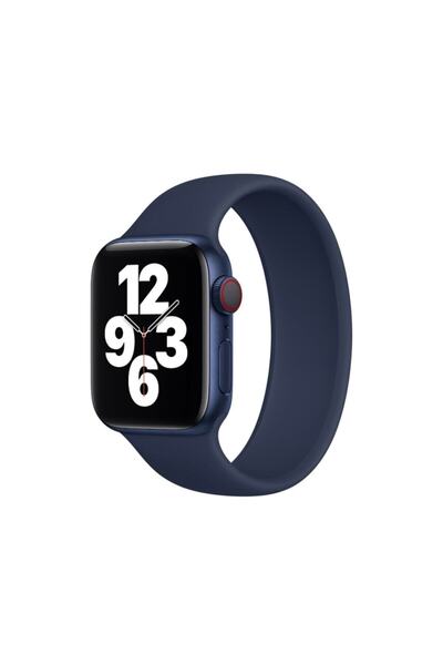 Dolia Apple Watch Se Series 44 ملم متوافقة مع السيليكون غير اللامع قطعة واحدة...